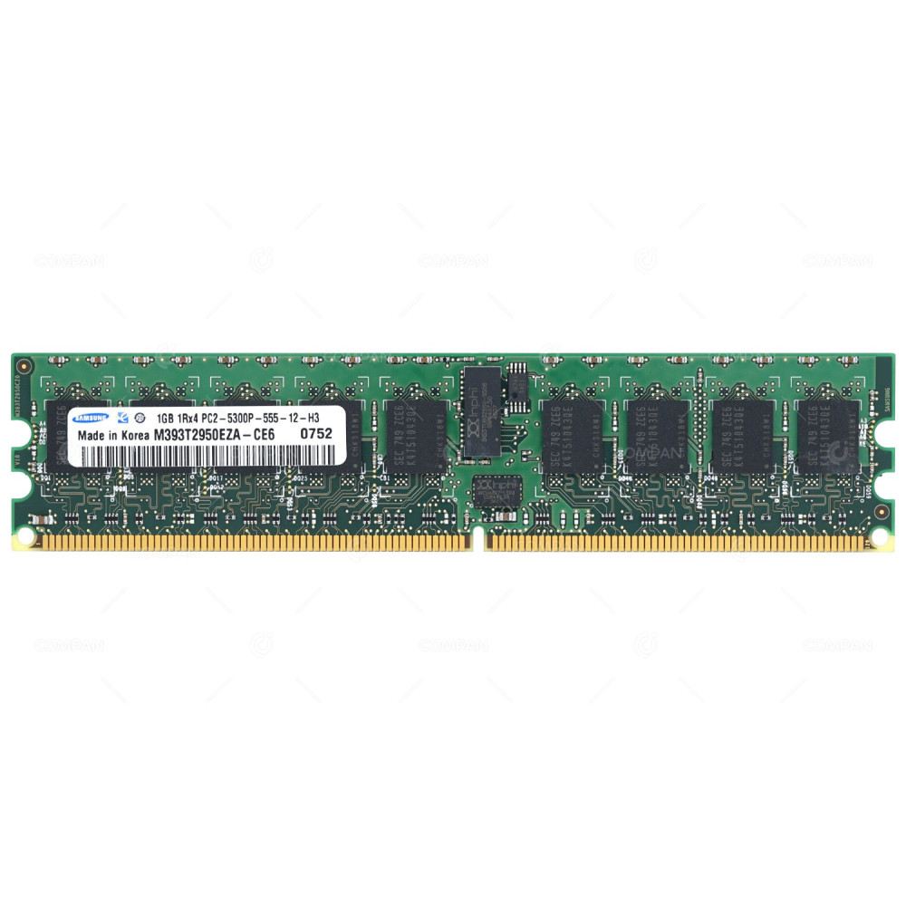 M393T2950EZA-CE6 SAMSUNG MEMORY 1GB 1RX4 PC2 5300P DDR2 -